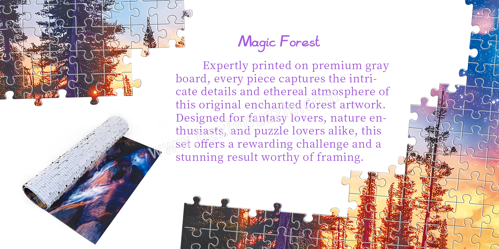 Enchanted forest puzzle 1000 pieces Enchanted forest puzzle 1000 pieces
