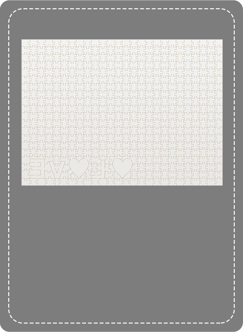 Blue Cardboard Puzzle-1