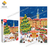 Plastic Christmas Square Jigsaw Puzzle 1344