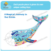 irregular whale puzzle 490*360mm for toddlers