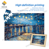 150 Piece Blue Card Frame Puzzle
