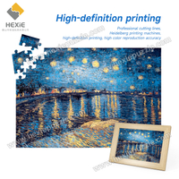 150 Piece Blue Card Frame Puzzle