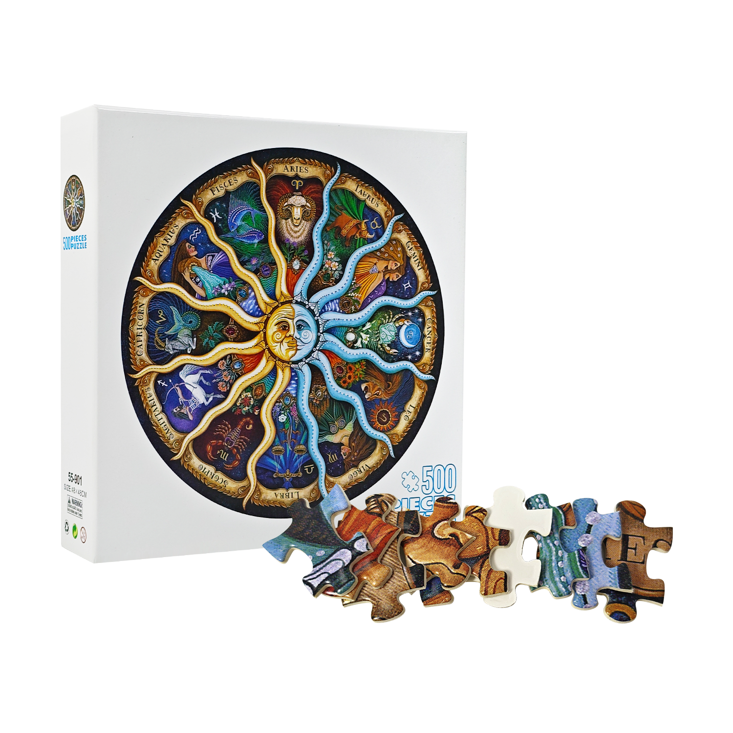 White Cardboard Puzzle