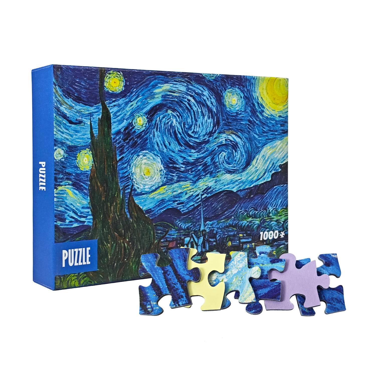 Blue Cardboard Puzzle