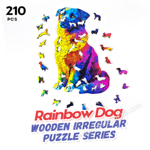 Laser cut wooden jigsaw puzzle