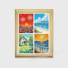 Oil painting modular jigsaw