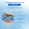 blue cardboard puzzle