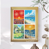 Oil painting modular jigsaw