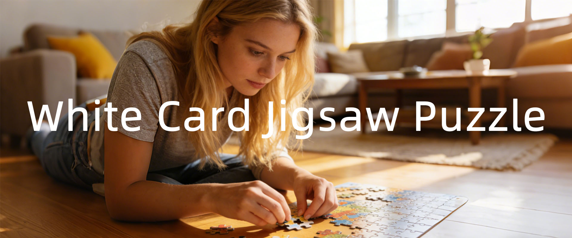 White Card Jigsaw Puzzle