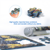 blue cardboard puzzle