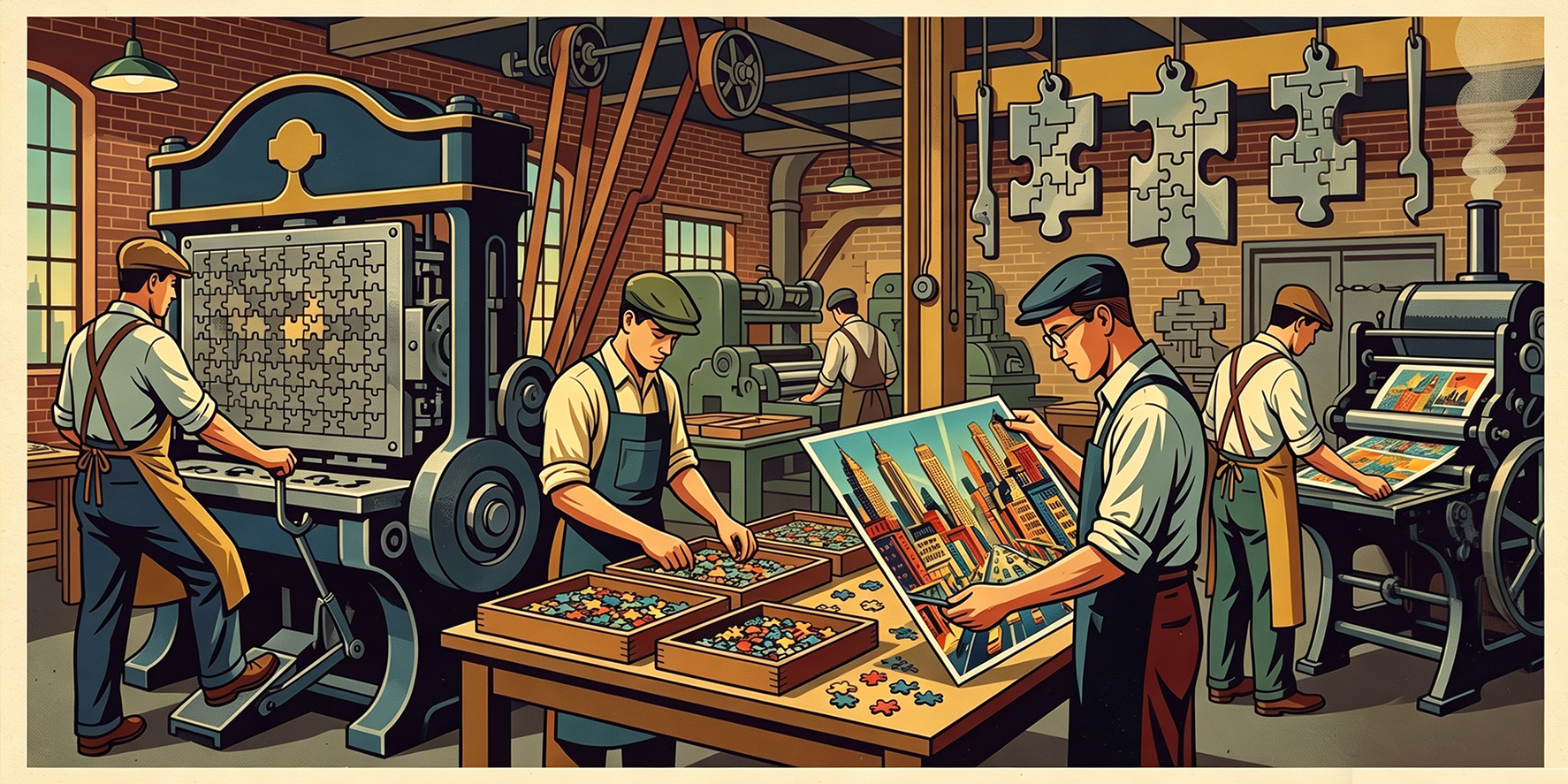 how are puzzles made