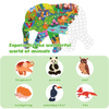 Kids' Educational White Card Puzzle | Irregular Penguin 314341mm | With 1:1 Reference Image & PE Bag | 220160*45mm Box