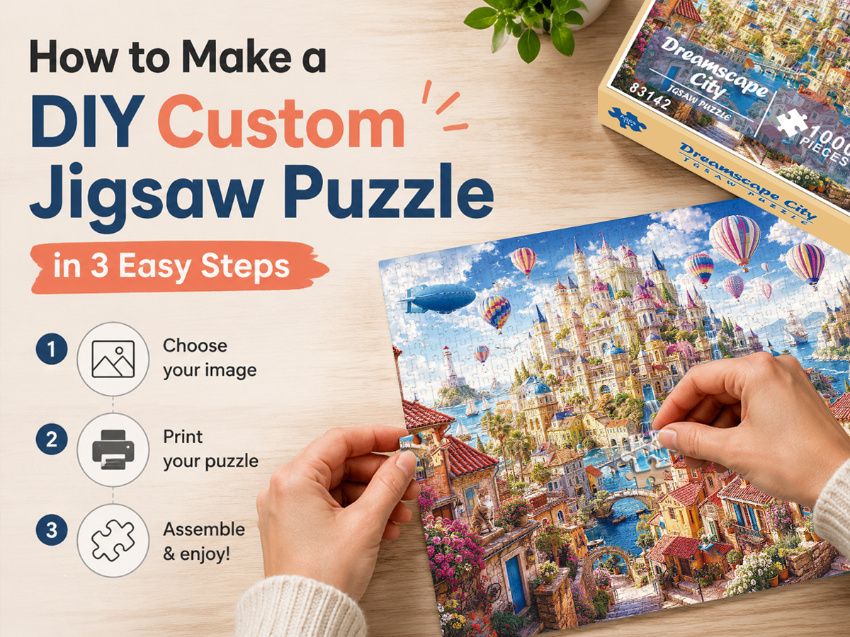 How to Make a DIY Custom Jigsaw Puzzle in 3 Easy Steps