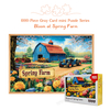 1000 Piece Grey Card Spring Farm Bloom Puzzle 380x260mm 1:1 Original | Educational Brain Game | Gift Ready 180x130x50mm Box | 0.25kg