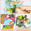 Kids' Educational White Card Puzzle | Irregular Sea Turtle 480*374mm | With 1:1 Reference Image & PE Bag | 220*160*45mm Box