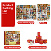 Christmas Advent Calendar Jigsaw Puzzle 1000 Pieces | 24-in-1 Themed Combo Puzzle | 70x50cm White Cardboard with 1:1 HD Poster