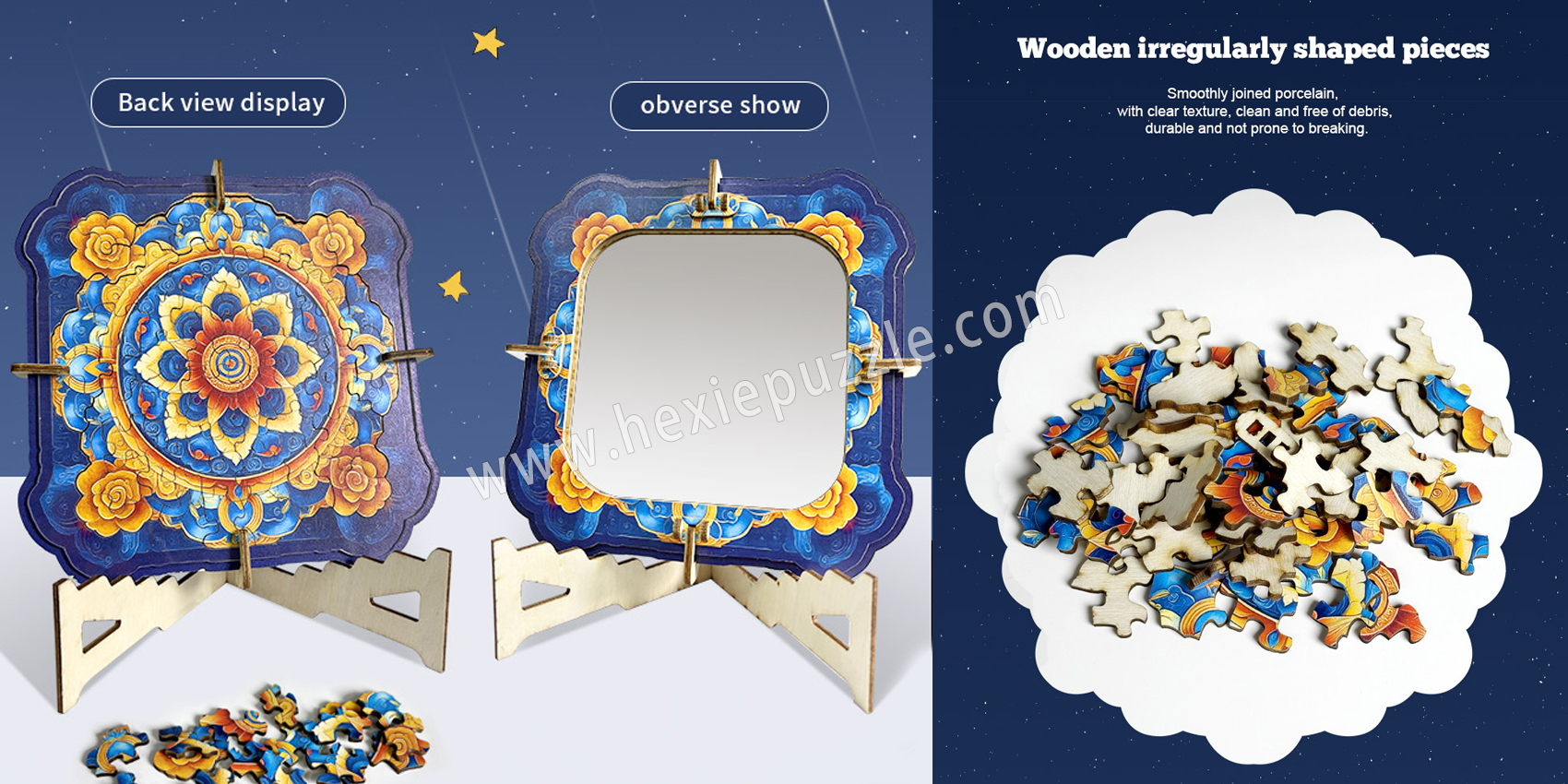  Mandala vanity mirror puzzle