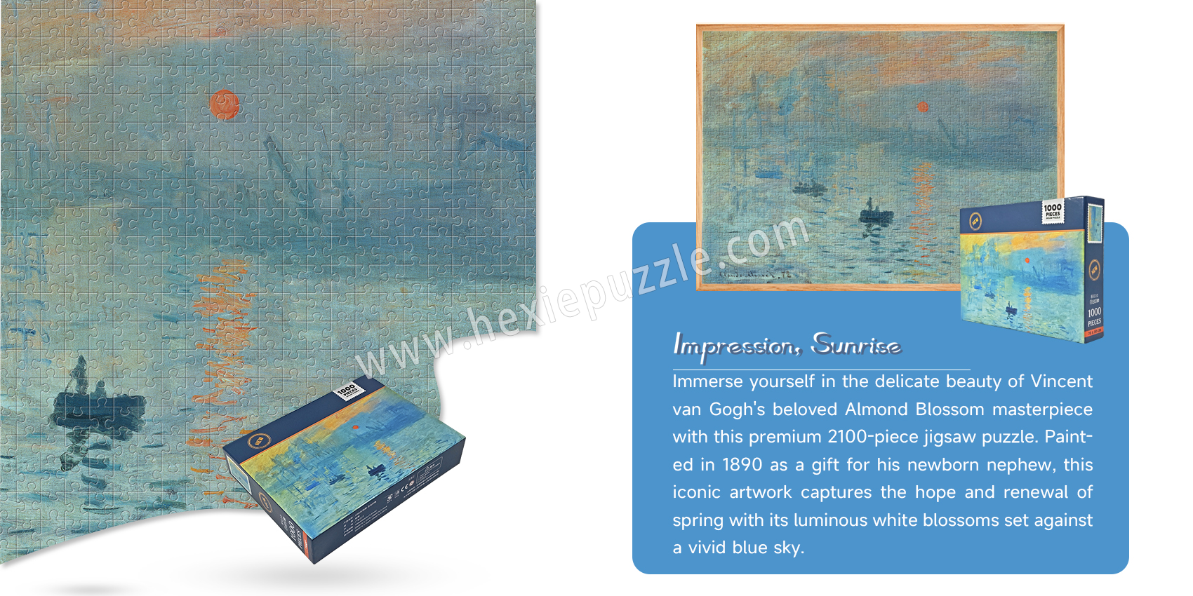 Sunrise impression puzzle 1000 pieces