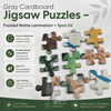 gray cardboard puzzle