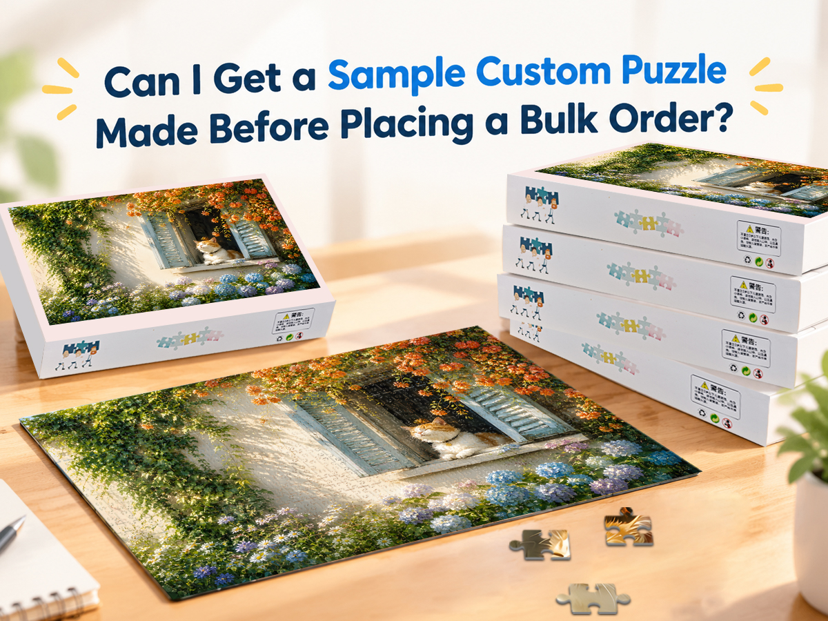 Can I Get a Sample Custom Puzzle Made Before Placing a Bulk Order?