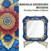 Mandala vanity mirror puzzle