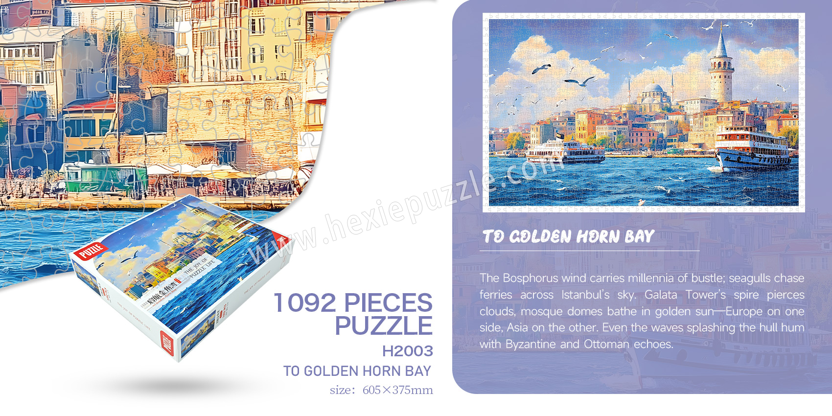 Golden Horn Bay puzzle 1092 pieces