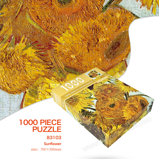 Van Gogh Sunflowers puzzle 1000 pieces