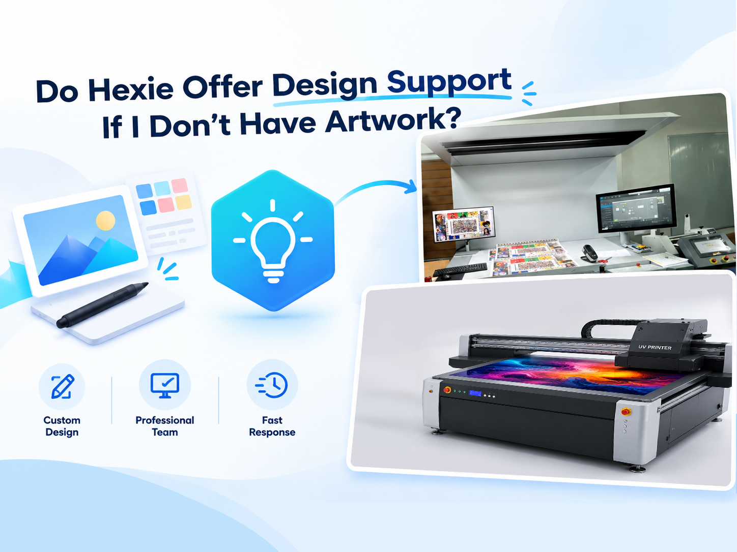 Do Hexie Offer Design Support If I Don't Have Artwork?