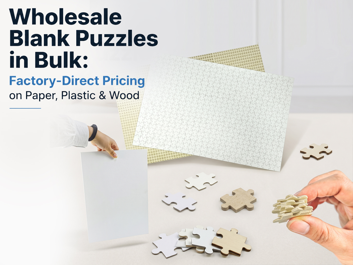 Wholesale Blank Jigsaw Puzzles: Factory-Direct Pricing on Paper, Plastic & Wood
