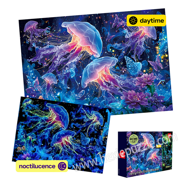 Glow in the dark Enchanted Ocean Blossom