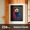 Rainbow cat wooden puzzle 201 pieces