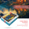 1000 Piece Grey Card Mountain Sunset Tranquility Puzzle 700x500mm 1:1 Original | 0.8kg 255x195x50mm Box