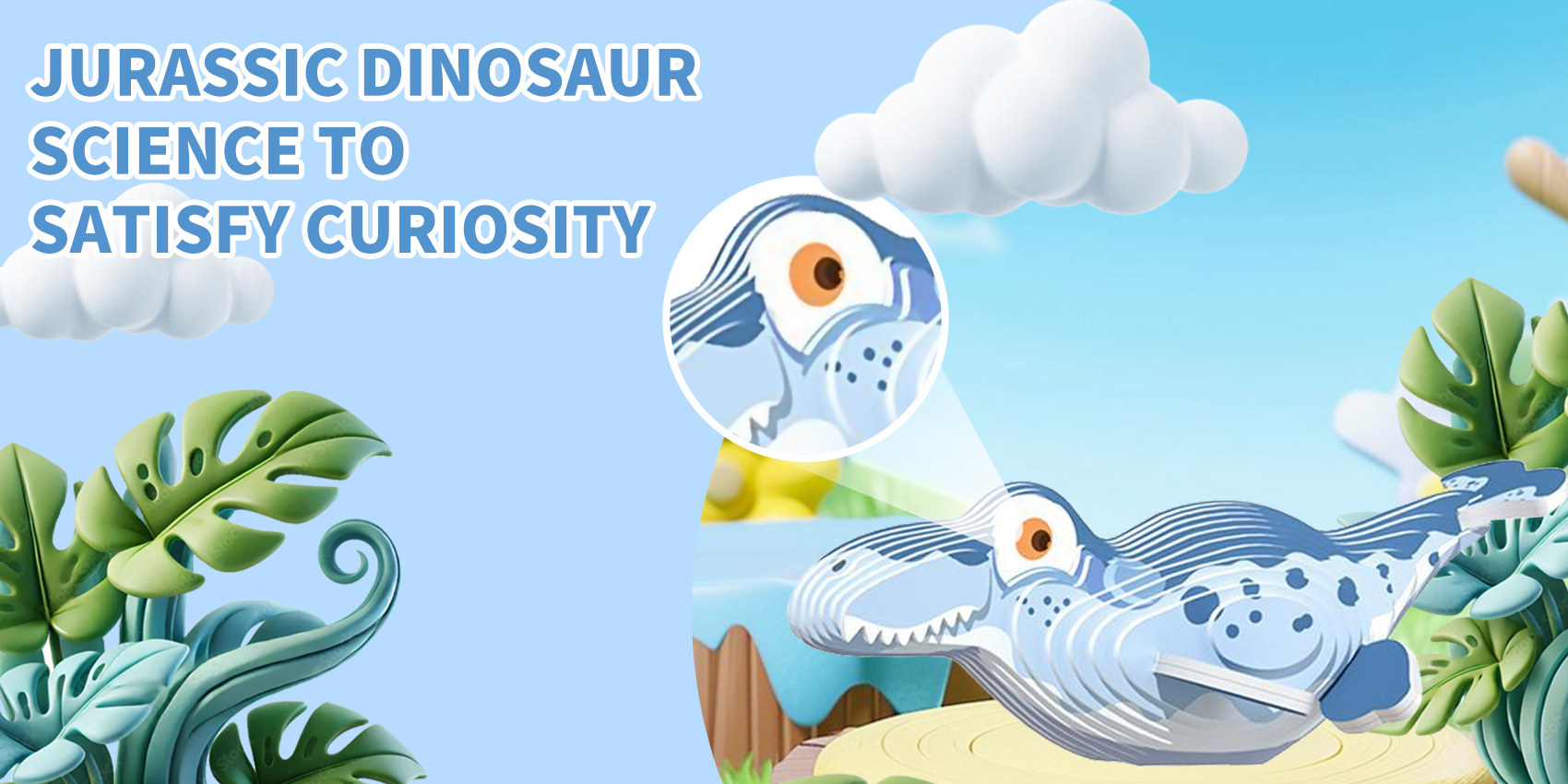 Mosasaurus 3D puzzle