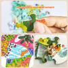 Kids' Educational White Card Puzzle | Irregular Lion 436359mm | With 1:1 Reference Image & PE Bag | 220160*45mm Box