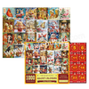 Christmas Advent Calendar Jigsaw Puzzle 1000 Pieces | 24-in-1 Themed Combo Puzzle | 70x50cm White Cardboard with 1:1 HD Poster