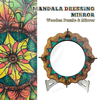Mandala vanity mirror puzzle