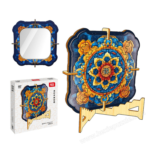 Mandala vanity mirror puzzle