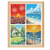 Oil painting modular jigsaw