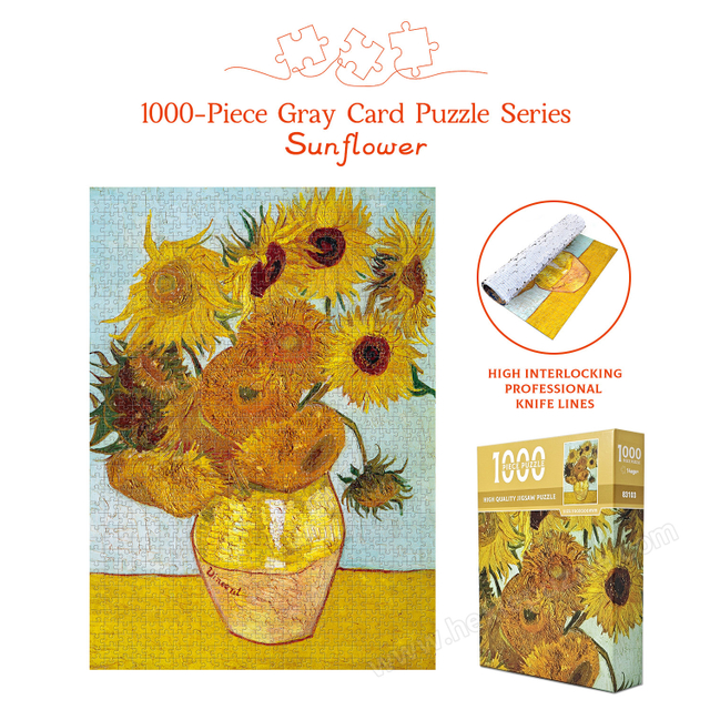Van Gogh Sunflowers puzzle 1000 pieces