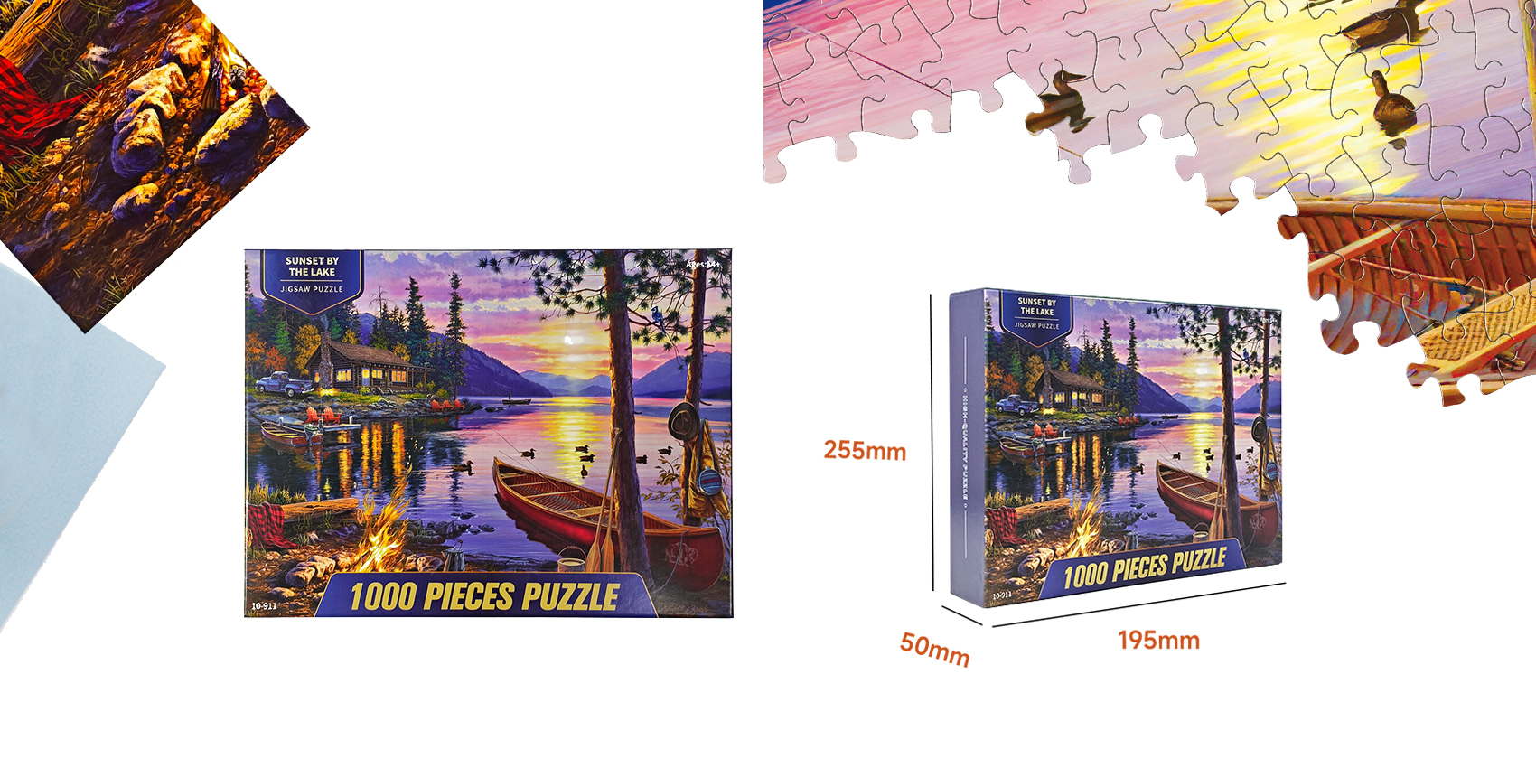 Lake sunset puzzle 1000 pieces