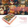 Cat Painting Puzzle 700x500mm