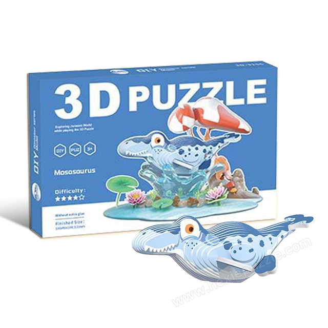 Mosasaurus 3D puzzle