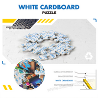 white cardboard puzzle