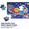 Kids Large-Piece Jigsaw Puzzle Set | 24-48 Pieces Progressive Difficulty | 4 Themed Puzzles with 1:1 HD Posters