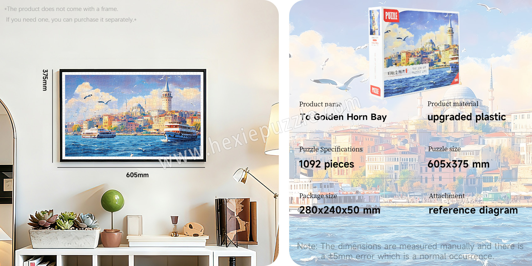 Golden Horn Bay puzzle 1092 pieces