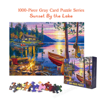 Lake sunset puzzle 1000 pieces