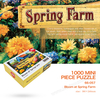 1000 Piece Grey Card Spring Farm Bloom Puzzle 380x260mm 1:1 Original | Educational Brain Game | Gift Ready 180x130x50mm Box | 0.25kg