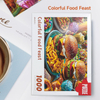 Colorful Food Feast Puzzle
