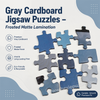 gray cardboard puzzle