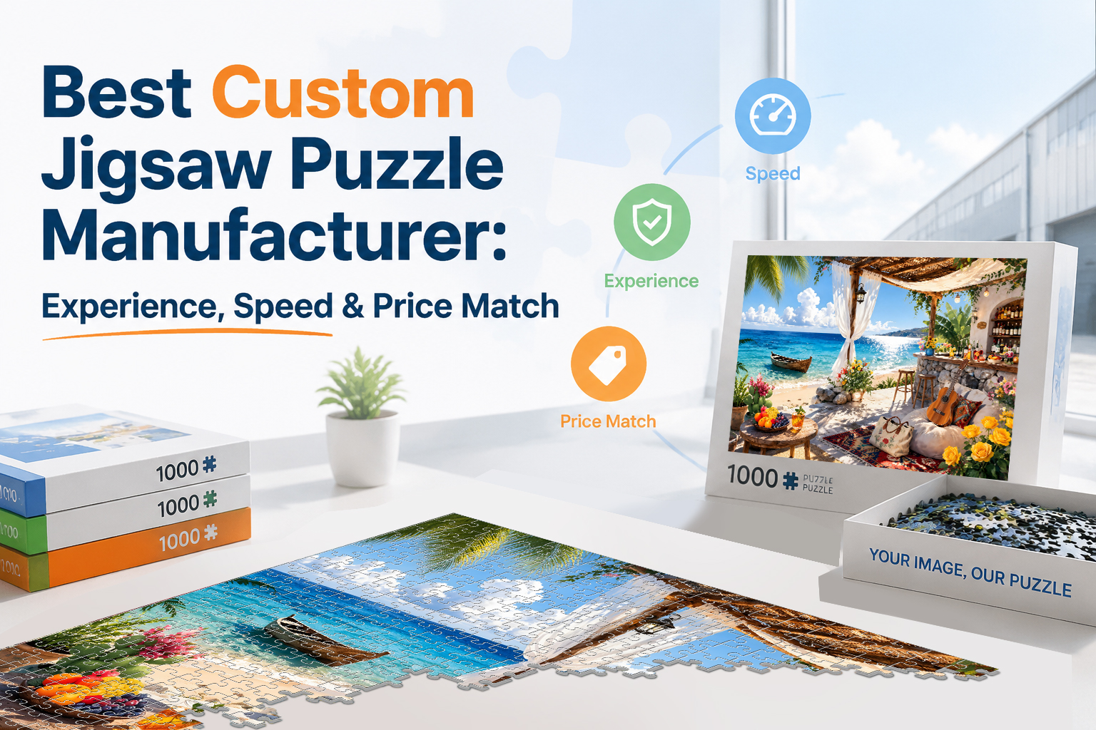 Best Custom Jigsaw Puzzle Manufacturer: Experience, Speed & Price Match
